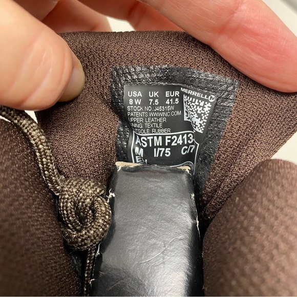 Merrell Men's J45315 Phaserboud Composite Toe Waterproof Safety Side Zip Boots - Picture 6 of 9